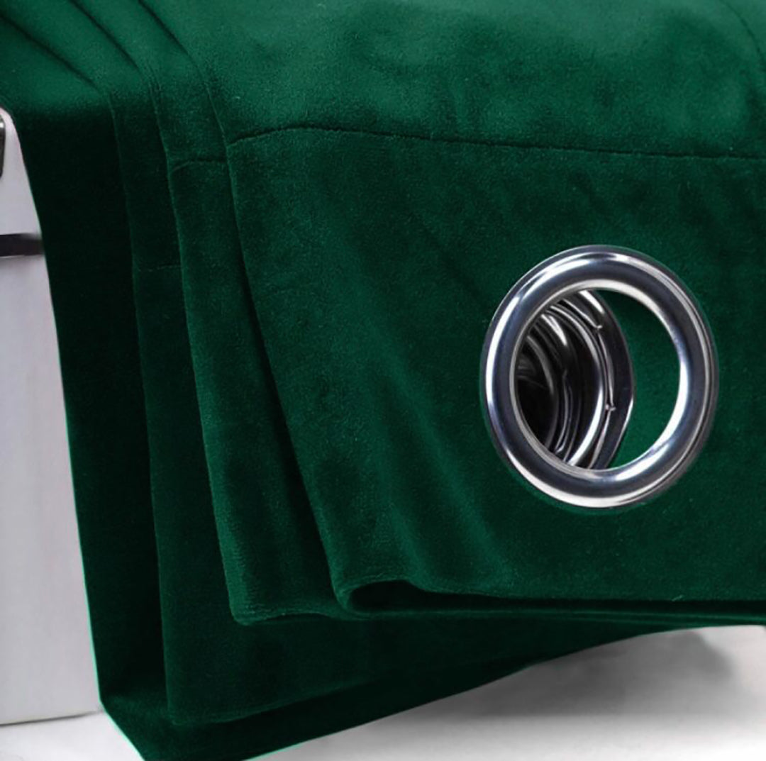 Premium Velvet Curtain-Green