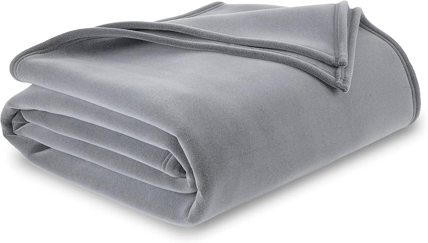 Super Soft 240 Gsm Micro Fleece Ac Blanket Grey