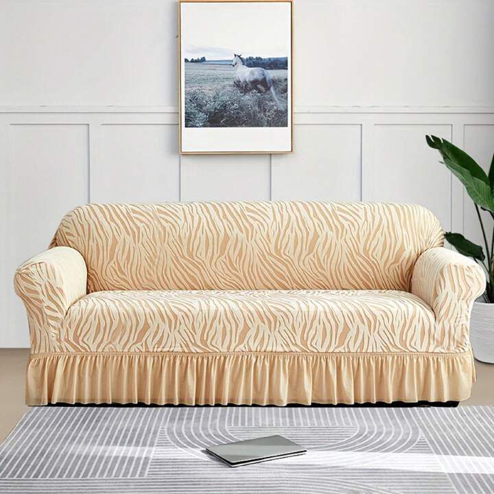 Zebra Velvet Sofa Cover (Skin)