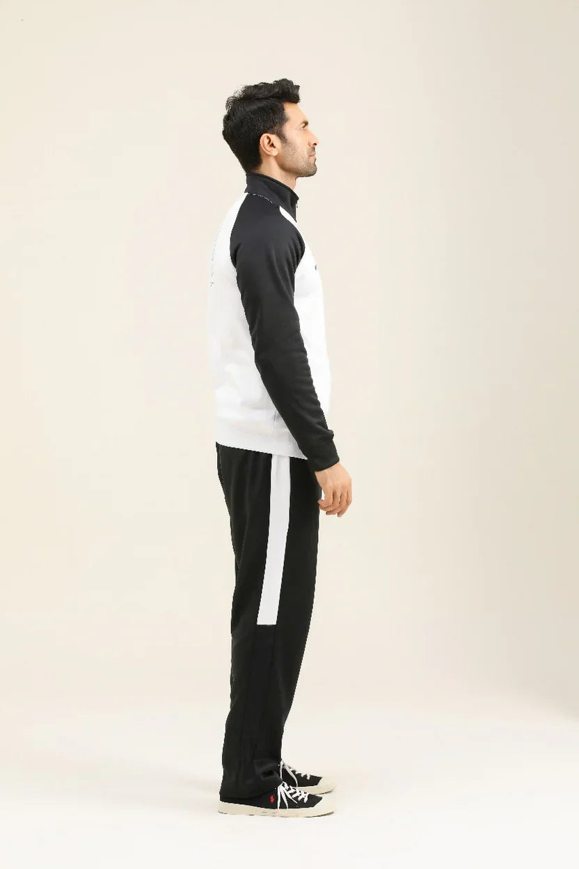 Nik Premium Tracksuit-White-N
