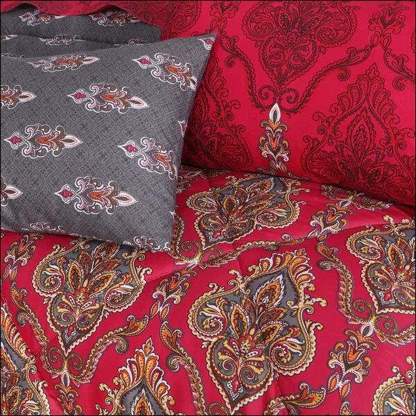 7 PCs Quilted Comforter Set D-851