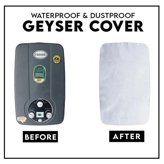 Waterproof & Dustproof Instant Geyser Cover Silver Grey