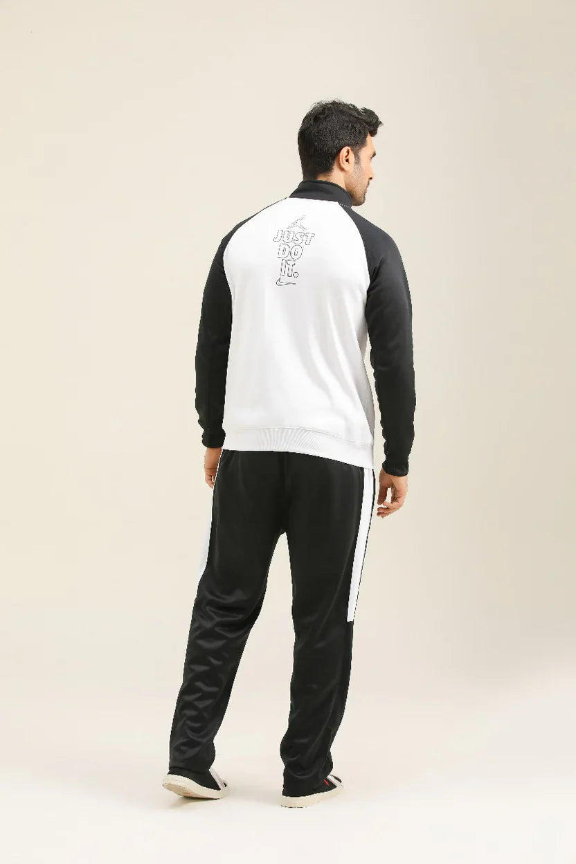 Nik Premium Tracksuit-White-N