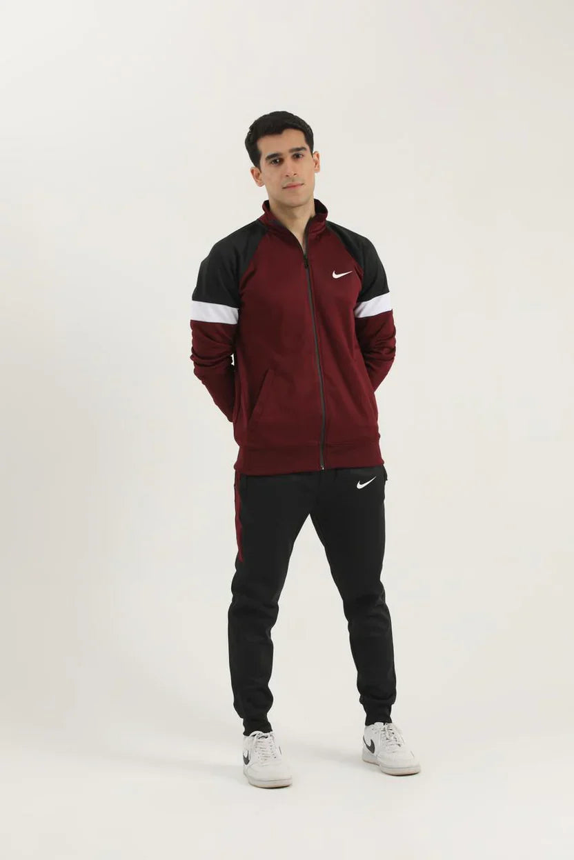 Nik Premium Tracksuit - Mehroon HF
