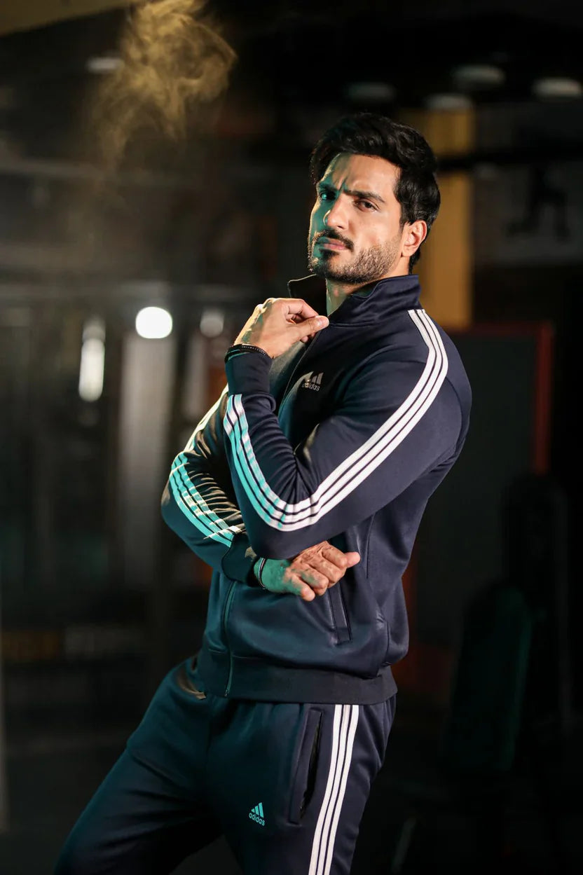 Adi Premium Tracksuit - Navy