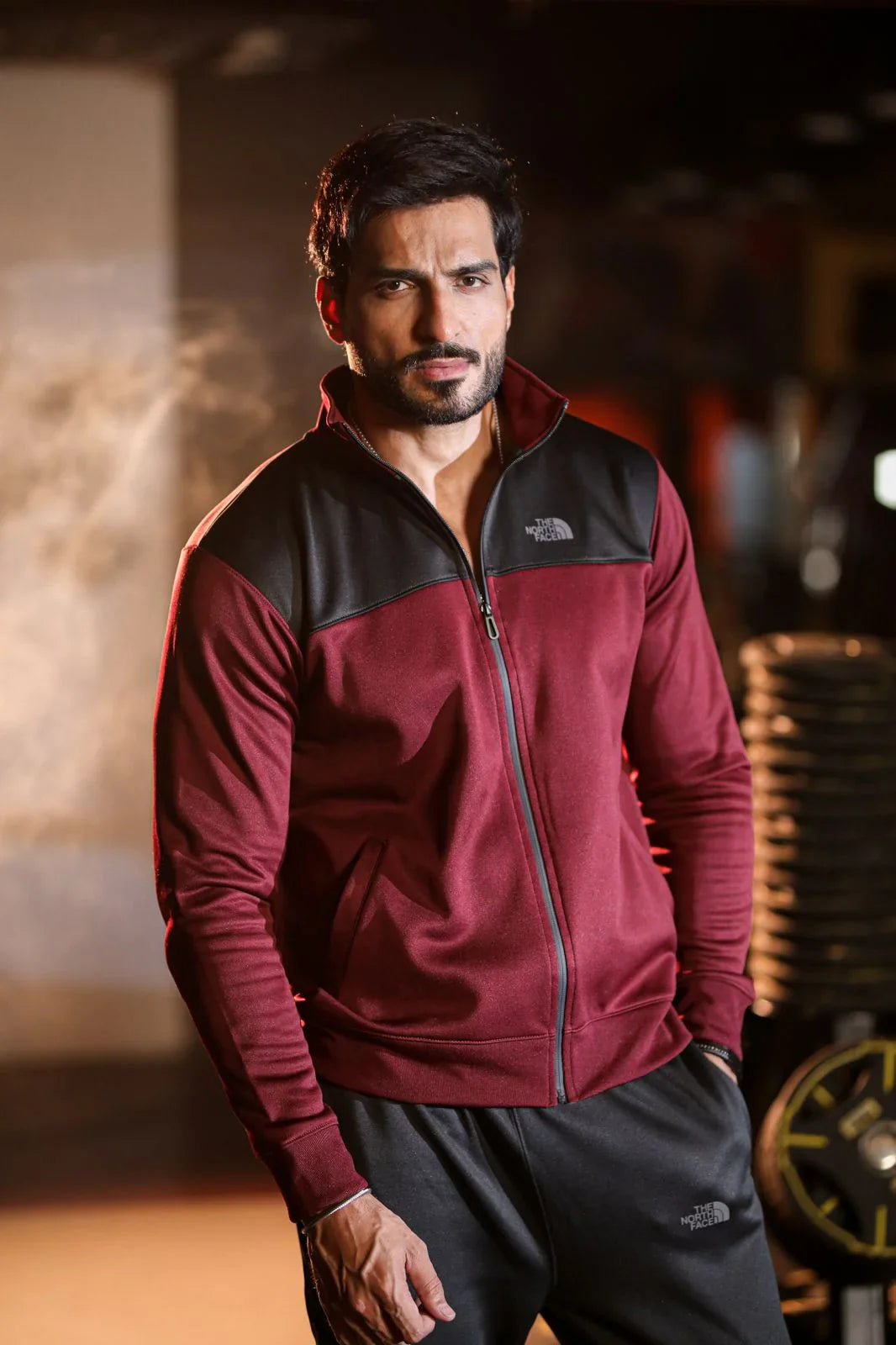 NF Premium Tracksuit-Mehroon