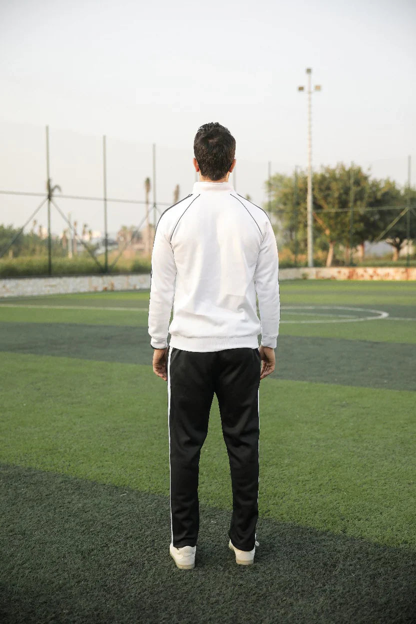 Adi Premium Tracksuit-Tri-Liner White