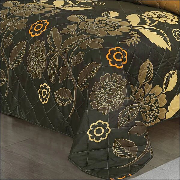 7 PCs Quilted Comforter Set - D-830